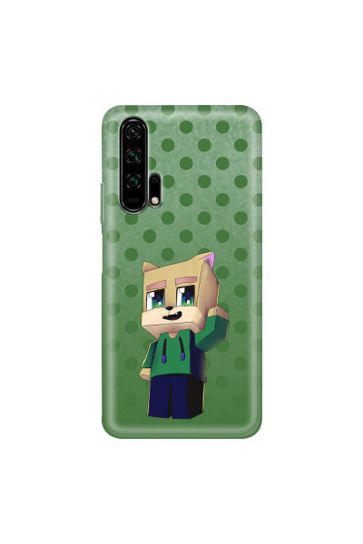 HONOR - Honor 20 Pro - Soft Clear Case - Green Fox Player