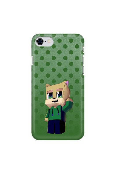 APPLE - iPhone 8 - 3D Snap Case - Green Fox Player