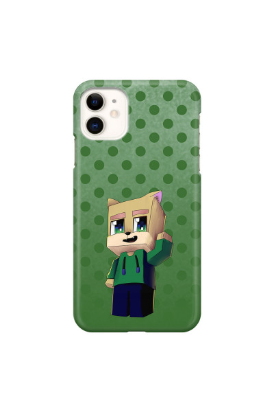 APPLE - iPhone 11 - 3D Snap Case - Green Fox Player