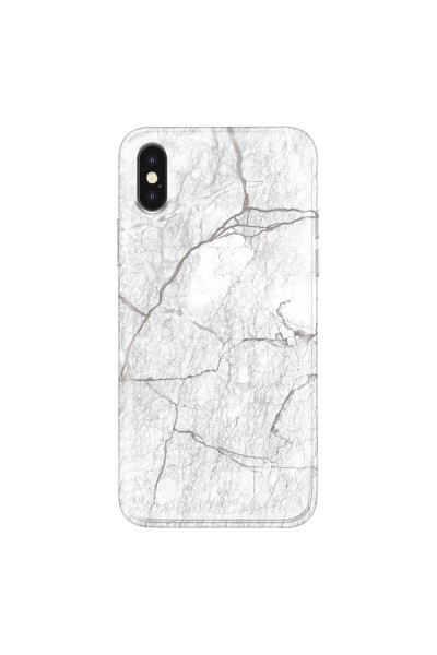 APPLE - iPhone XS - Soft Clear Case - Pure Marble Collection II.