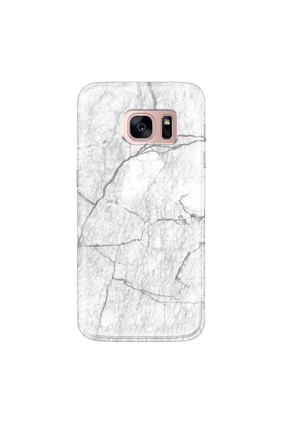 SAMSUNG - Galaxy S7 - Soft Clear Case - Pure Marble Collection II.