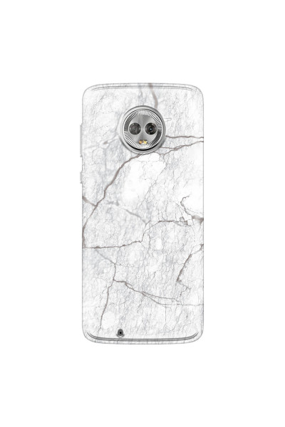MOTOROLA by LENOVO - Moto G6 - Soft Clear Case - Pure Marble Collection II.