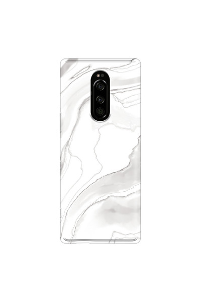 SONY - Sony Xperia 1 - Soft Clear Case - Pure Marble Collection III.