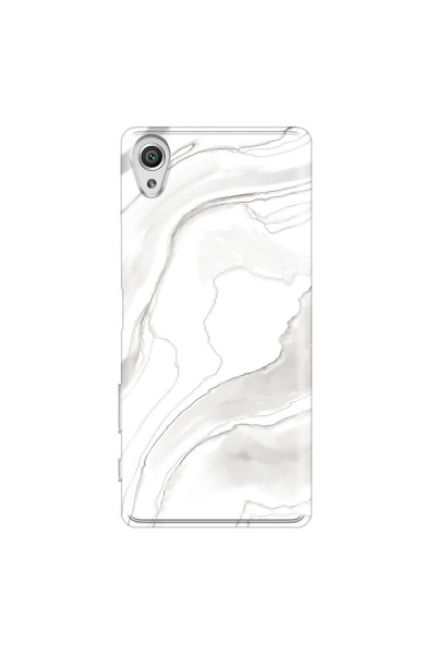 SONY - Sony Xperia XA1 - Soft Clear Case - Pure Marble Collection III.