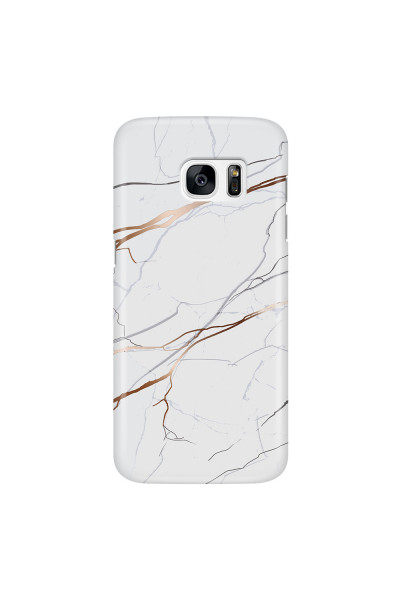 SAMSUNG - Galaxy S7 Edge - 3D Snap Case - Pure Marble Collection IV.