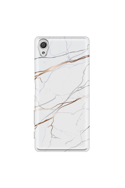 SONY - Sony Xperia XA1 - Soft Clear Case - Pure Marble Collection IV.