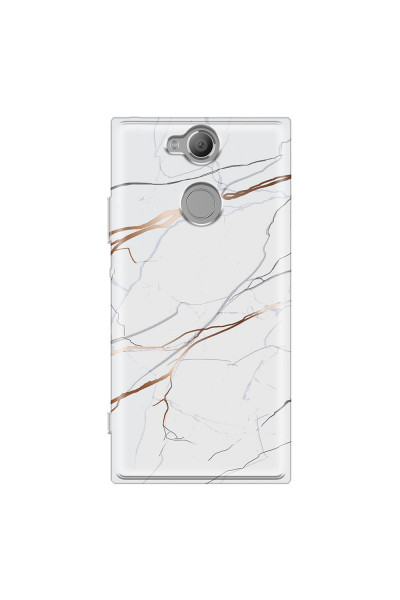 SONY - Sony Xperia XA2 - Soft Clear Case - Pure Marble Collection IV.