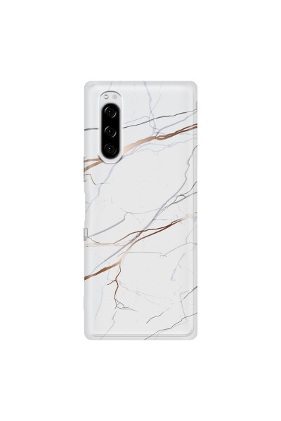 SONY - Sony Xperia 5 - Soft Clear Case - Pure Marble Collection IV.