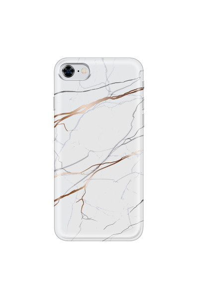 APPLE - iPhone 8 - Soft Clear Case - Pure Marble Collection IV.