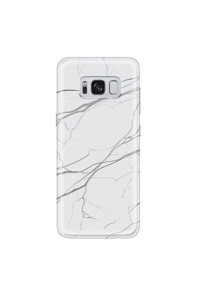 SAMSUNG - Galaxy S8 Plus - Soft Clear Case - Pure Marble Collection V.