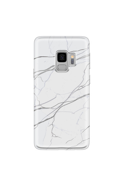 SAMSUNG - Galaxy S9 - Soft Clear Case - Pure Marble Collection V.