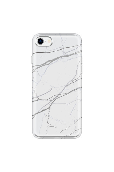 APPLE - iPhone 7 - Soft Clear Case - Pure Marble Collection V.