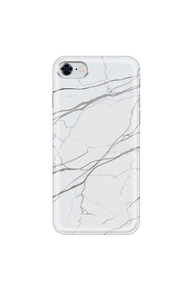 APPLE - iPhone 8 - Soft Clear Case - Pure Marble Collection V.
