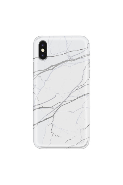APPLE - iPhone XS Max - Soft Clear Case - Pure Marble Collection V.