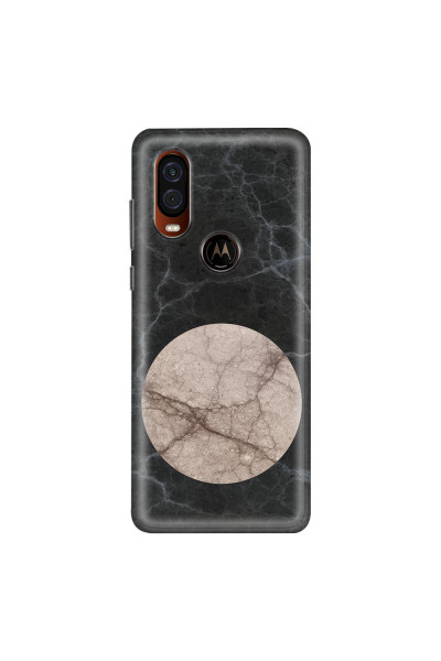 MOTOROLA by LENOVO - Moto One Vision - Soft Clear Case - Pure Marble Collection VII.