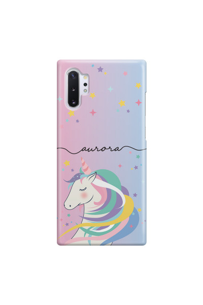 SAMSUNG - Galaxy Note 10 Plus - 3D Snap Case - Pink Unicorn Handwritten