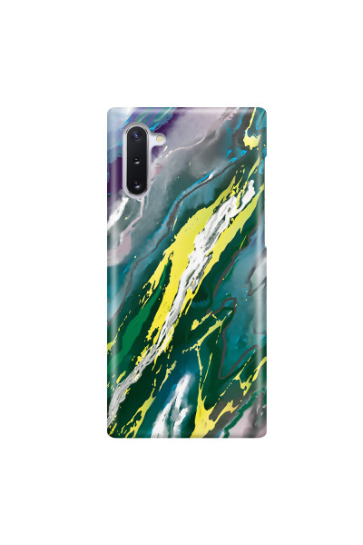 SAMSUNG - Galaxy Note 10 - 3D Snap Case - Marble Rainforest Green