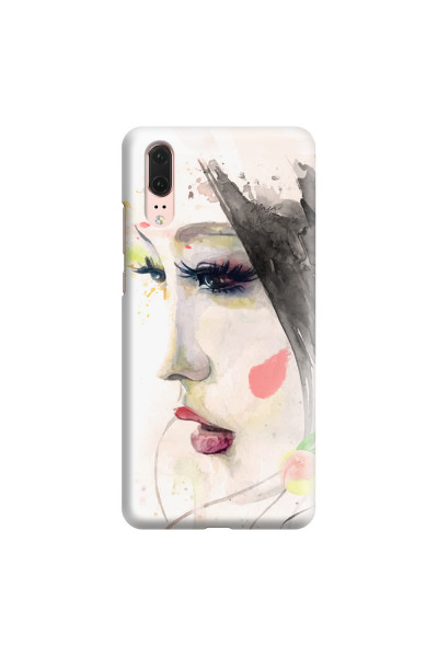 HUAWEI - P20 - 3D Snap Case - Face of a Beauty
