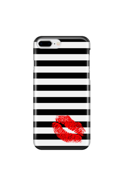 APPLE - iPhone 8 Plus - 3D Snap Case - B&W Lipstick