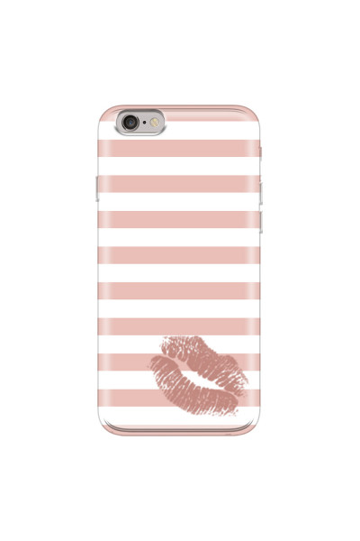 APPLE - iPhone 6S - Soft Clear Case - Pink Lipstick
