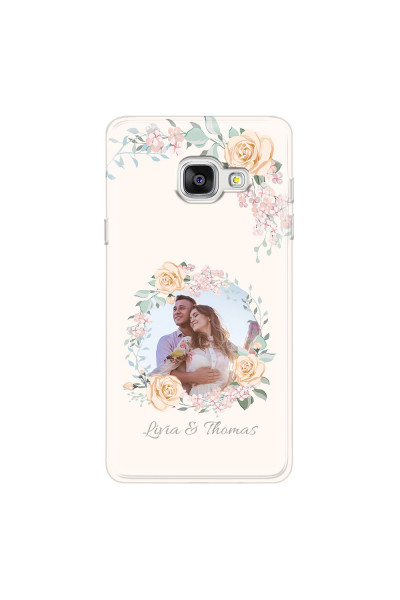SAMSUNG - Galaxy A3 2017 - Soft Clear Case - Frame Of Roses