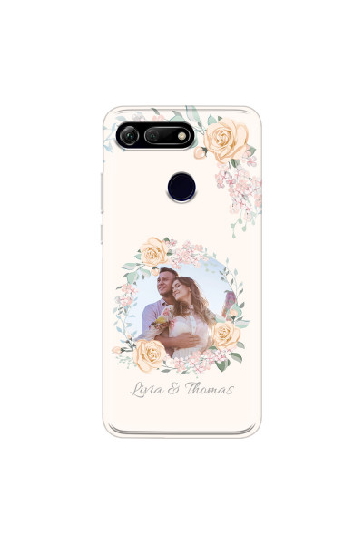 HONOR - Honor View 20 - Soft Clear Case - Frame Of Roses