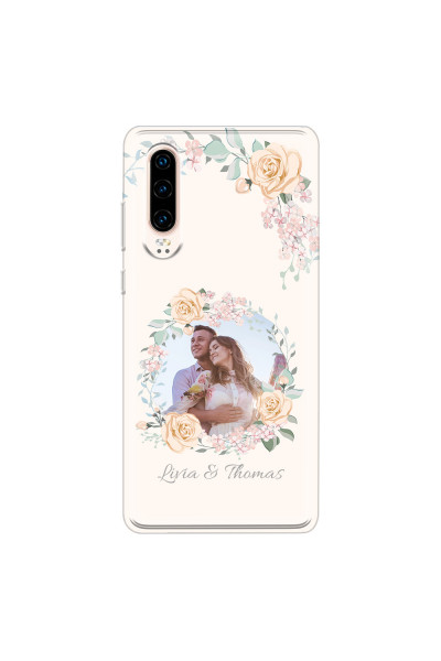 HUAWEI - P30 - Soft Clear Case - Frame Of Roses