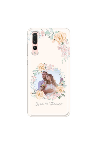 HUAWEI - P20 Pro - Soft Clear Case - Frame Of Roses