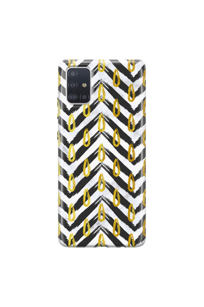 SAMSUNG - Galaxy A51 - Soft Clear Case - Exotic Waves