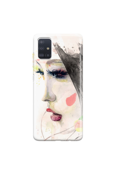 SAMSUNG - Galaxy A51 - Soft Clear Case - Face of a Beauty