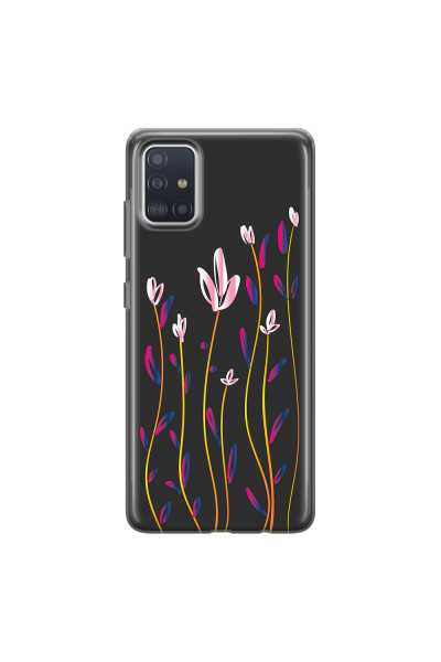 SAMSUNG - Galaxy A51 - Soft Clear Case - Pink Tulips
