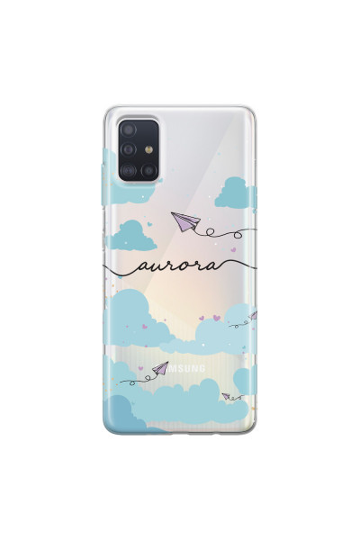 SAMSUNG - Galaxy A51 - Soft Clear Case - Up in the Clouds