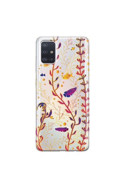 SAMSUNG - Galaxy A71 - Soft Clear Case - Clear Underwater World