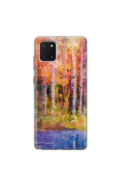 SAMSUNG - Galaxy Note 10 Lite - Soft Clear Case - Autumn Silence