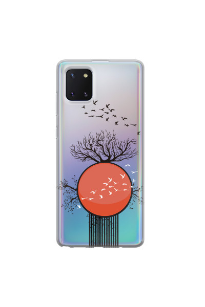 SAMSUNG - Galaxy Note 10 Lite - Soft Clear Case - Bird Flight