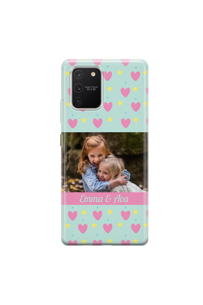 SAMSUNG - Galaxy S10 Lite - Soft Clear Case - Heart Shaped Photo