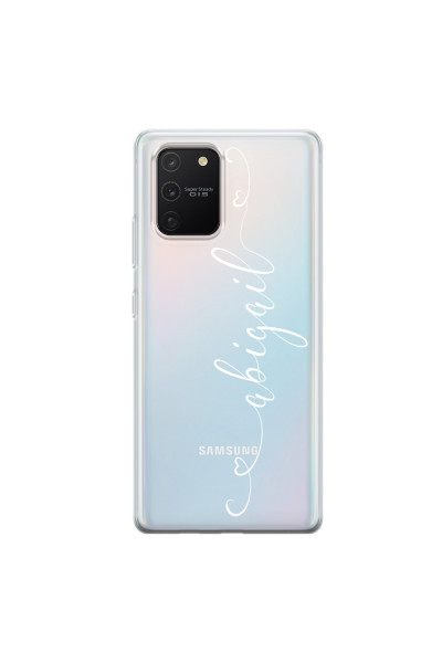 SAMSUNG - Galaxy S10 Lite - Soft Clear Case - Hearts Handwritten