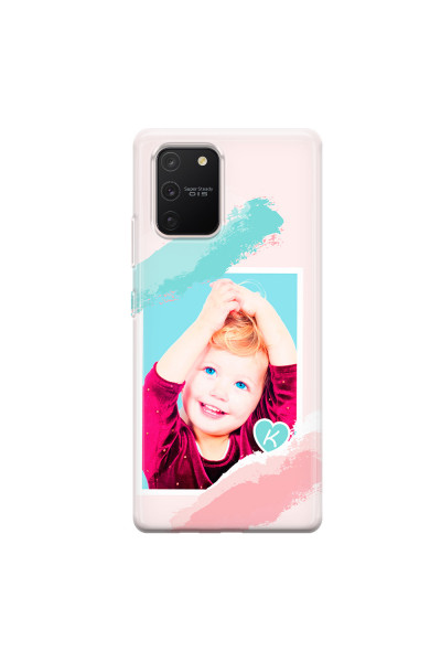 SAMSUNG - Galaxy S10 Lite - Soft Clear Case - Kids Initial Photo