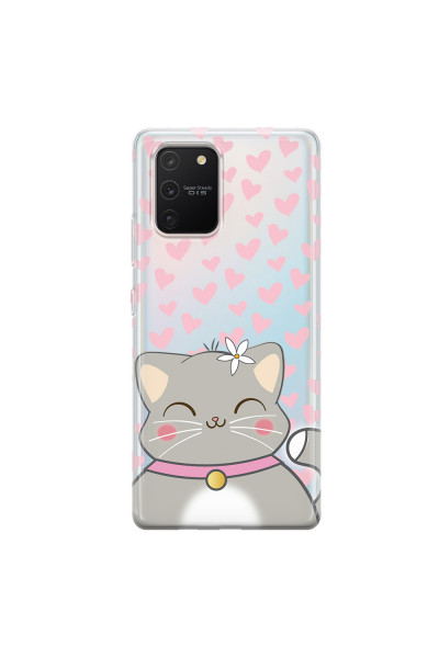 SAMSUNG - Galaxy S10 Lite - Soft Clear Case - Kitty