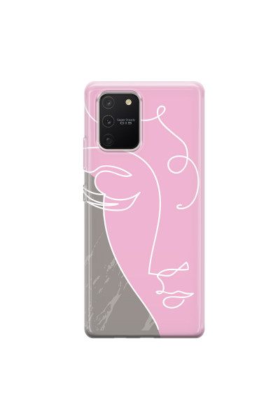 SAMSUNG - Galaxy S10 Lite - Soft Clear Case - Miss Pink