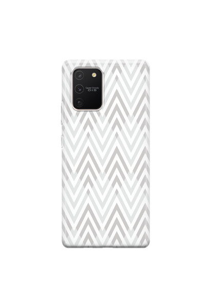 SAMSUNG - Galaxy S10 Lite - Soft Clear Case - Zig Zag Patterns