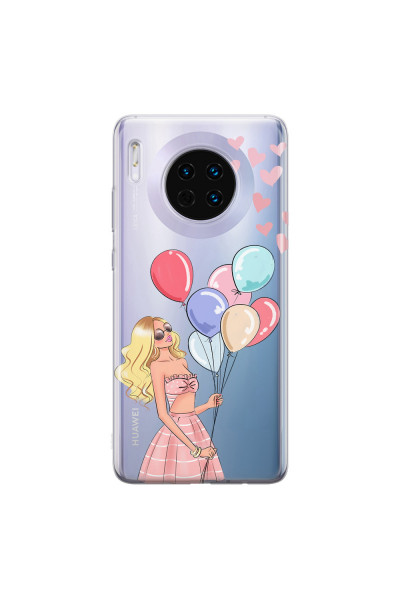 HUAWEI - Mate 30 - Soft Clear Case - Balloon Party