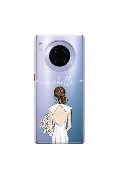 HUAWEI - Mate 30 Pro - Soft Clear Case - Bride To Be Brunette II.