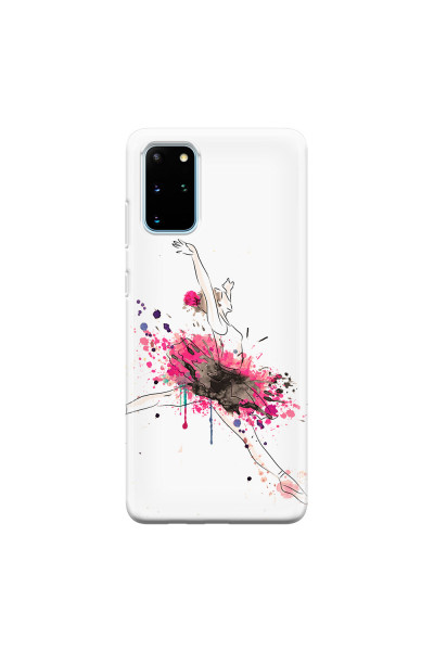 SAMSUNG - Galaxy S20 Plus - Soft Clear Case - Ballerina