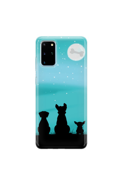 SAMSUNG - Galaxy S20 Plus - Soft Clear Case - Dog's Desire Blue Sky