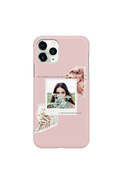 APPLE - iPhone 11 Pro - 3D Snap Case - Vintage Pink Collage Phone Case