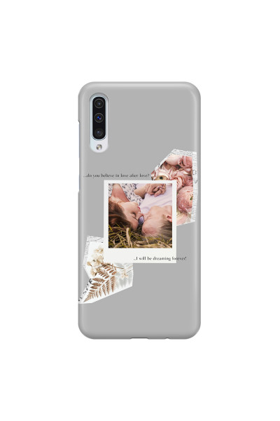 SAMSUNG - Galaxy A50 - 3D Snap Case - Vintage Grey Collage Phone Case