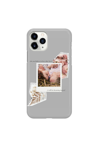 APPLE - iPhone 11 Pro Max - 3D Snap Case - Vintage Grey Collage Phone Case