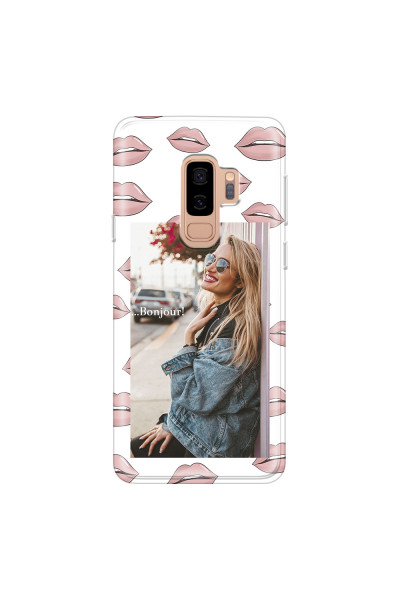 SAMSUNG - Galaxy S9 Plus 2018 - Soft Clear Case - Teenage Kiss Phone Case
