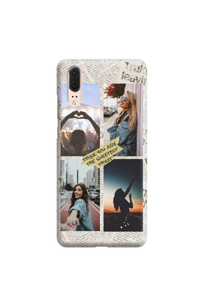 HUAWEI - P20 - 3D Snap Case - Newspaper Vibes Phone Case